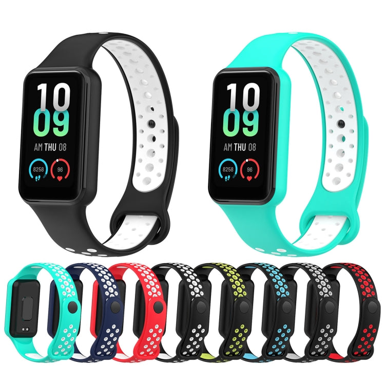 Cinturino in silicone traspirante bicolore Loop, For Amazfit Band 7
