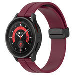 Cinturino in silicone con chiusura magnetica in tinta unita da 20 mm, For Huawei Watch GT3 Pro 43mm, For Huawei Watch GT3 42mm