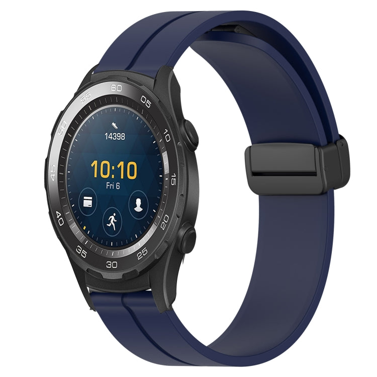Cinturino in silicone con chiusura magnetica in tinta unita da 20 mm, For Huawei Watch GT2 42mm, For Huawei Watch 2