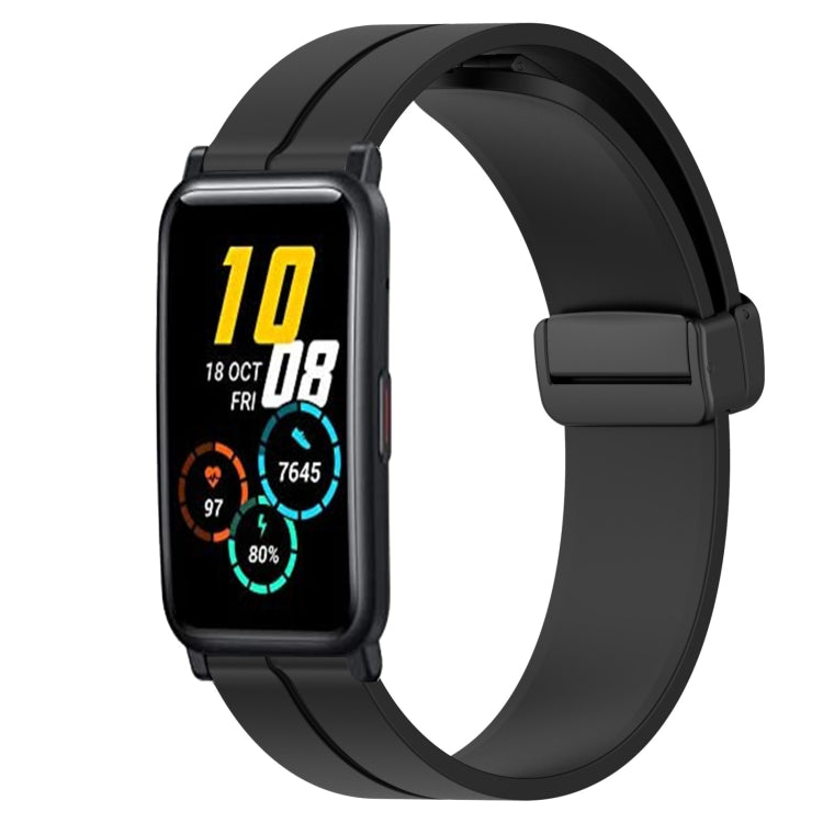 Cinturino in silicone con chiusura magnetica in tinta unita da 20 mm, For Honor Watch ES, For Honor Magic Watch2 42mm