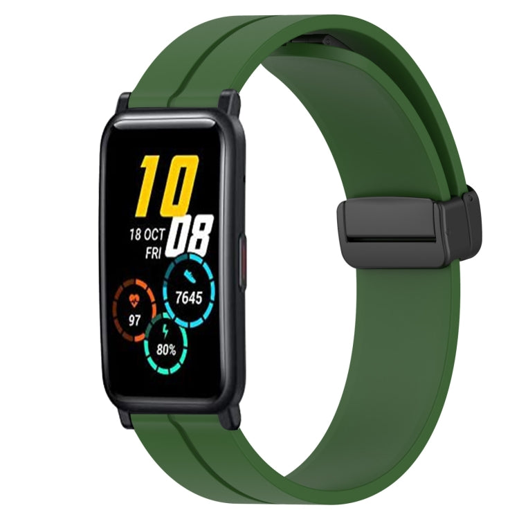 Cinturino in silicone con chiusura magnetica in tinta unita da 20 mm, For Honor Watch ES, For Honor Magic Watch2 42mm