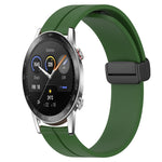 Cinturino in silicone con chiusura magnetica in tinta unita da 20 mm, For Honor Watch ES, For Honor Magic Watch2 42mm