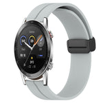 Cinturino in silicone con chiusura magnetica in tinta unita da 20 mm, For Honor Watch ES, For Honor Magic Watch2 42mm