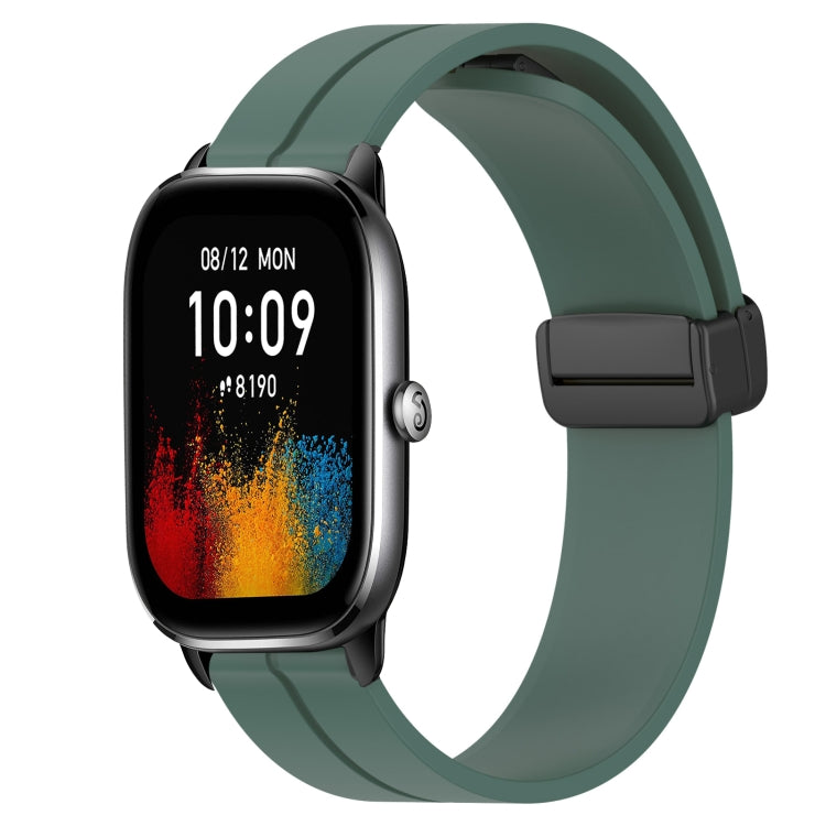 Cinturino in silicone con chiusura magnetica in tinta unita da 20 mm, For Amazfit GTS 4, For Amazfit GTS 3