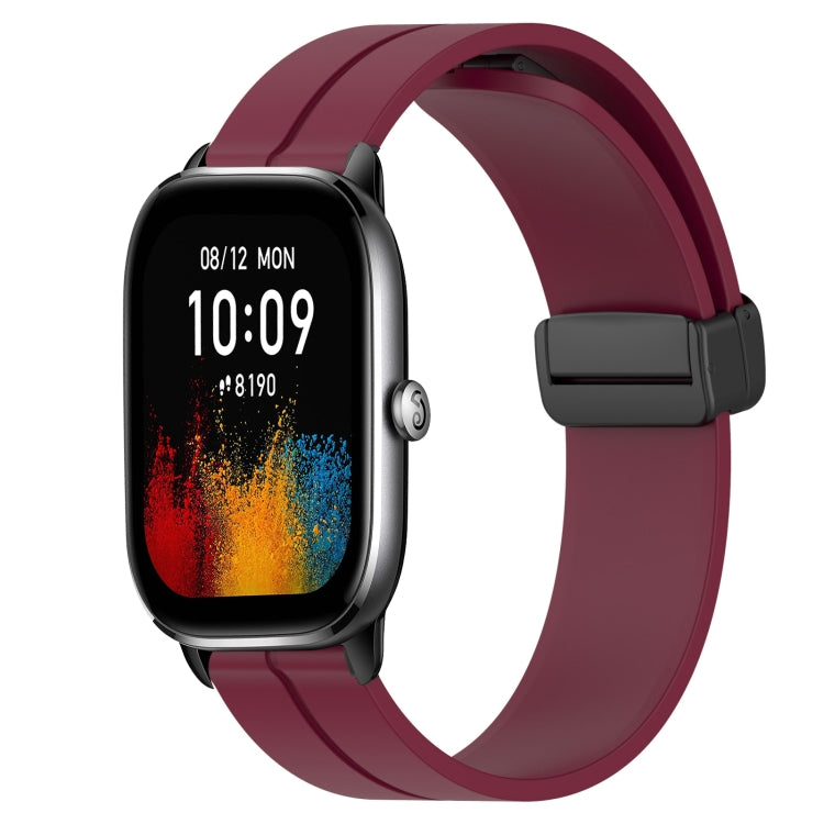 Cinturino in silicone con chiusura magnetica in tinta unita da 20 mm, For Amazfit GTS 4, For Amazfit GTS 3