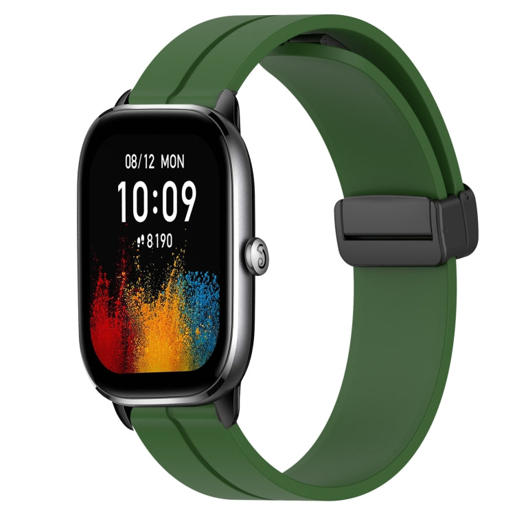 Cinturino in silicone con chiusura magnetica in tinta unita da 20 mm, For Amazfit GTS 4, For Amazfit GTS 3