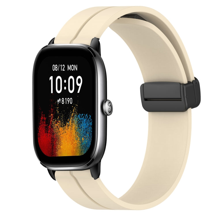 Cinturino in silicone con chiusura magnetica in tinta unita da 20 mm, For Amazfit GTS 4, For Amazfit GTS 3