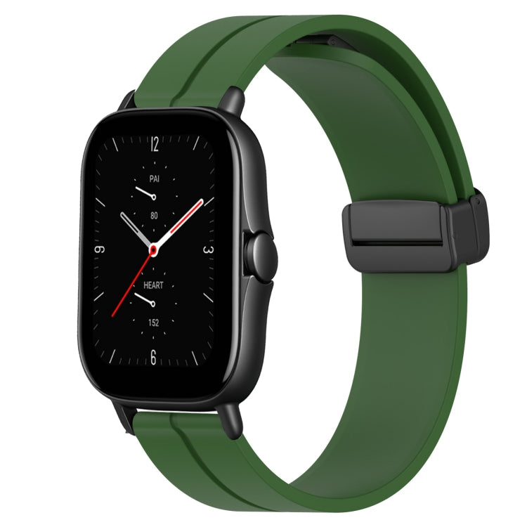 Cinturino in silicone con chiusura magnetica in tinta unita da 20 mm, For Amazfit GTS 2E, For Amazfit GTS 2 Mini