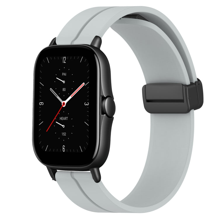 Cinturino in silicone con chiusura magnetica in tinta unita da 20 mm, For Amazfit GTS 2E, For Amazfit GTS 2 Mini