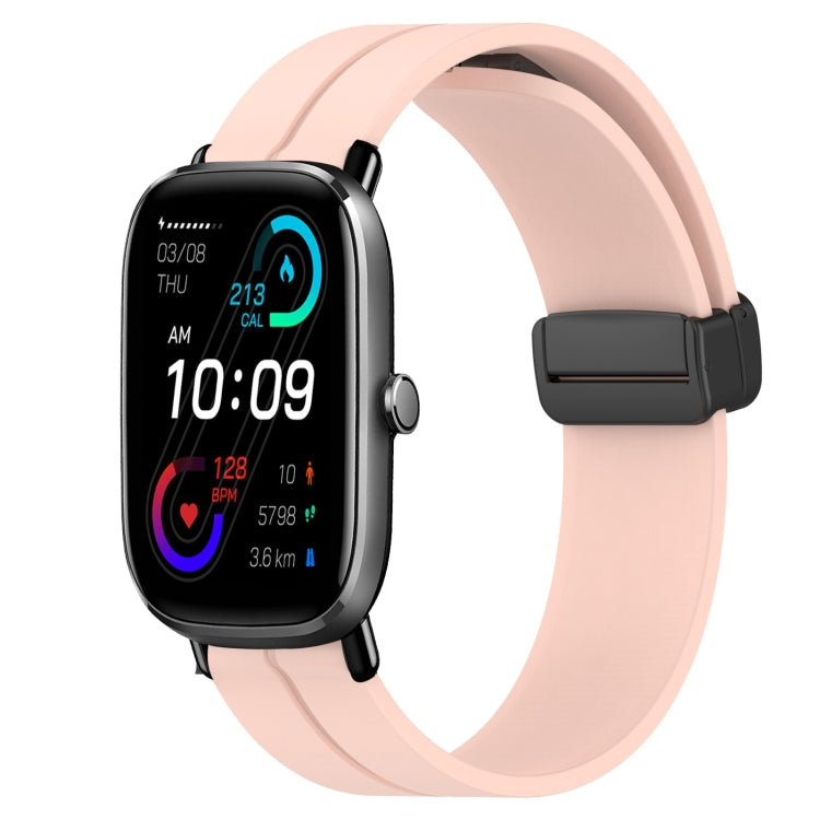 Cinturino in silicone con chiusura magnetica in tinta unita da 20 mm, For Amazfit GTS 2E, For Amazfit GTS 2 Mini