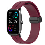Cinturino in silicone con chiusura magnetica in tinta unita da 20 mm, For Amazfit GTS 2E, For Amazfit GTS 2 Mini