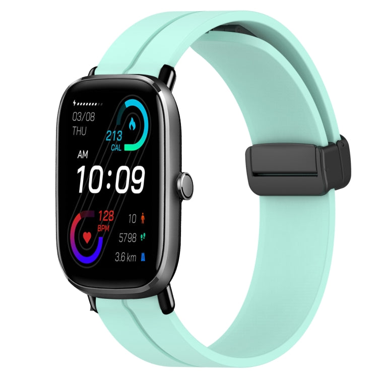 Cinturino in silicone con chiusura magnetica in tinta unita da 20 mm, For Amazfit GTS 2E, For Amazfit GTS 2 Mini