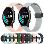 Cinturino in silicone con chiusura magnetica in tinta unita da 20 mm, For Amazfit GTS 2, For Amazfit GTS