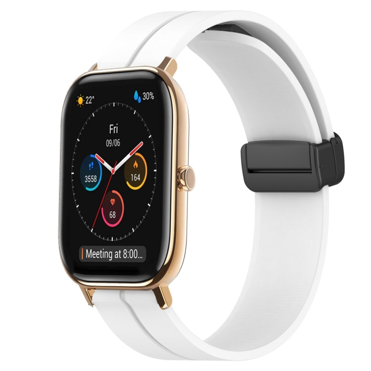 Cinturino in silicone con chiusura magnetica in tinta unita da 20 mm, For Amazfit GTS 2, For Amazfit GTS