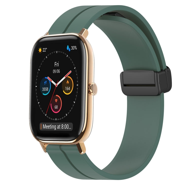 Cinturino in silicone con chiusura magnetica in tinta unita da 20 mm, For Amazfit GTS 2, For Amazfit GTS