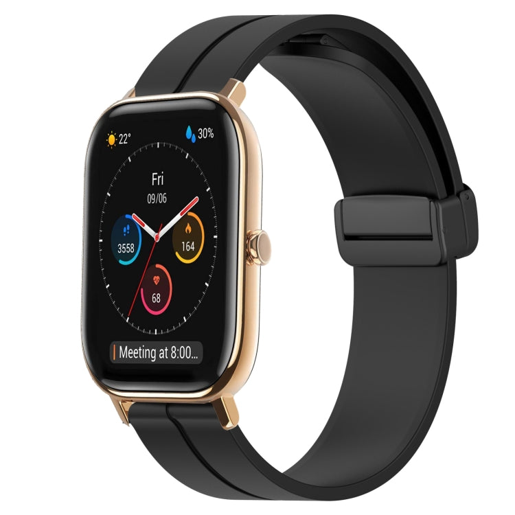 Cinturino in silicone con chiusura magnetica in tinta unita da 20 mm, For Amazfit GTS 2, For Amazfit GTS