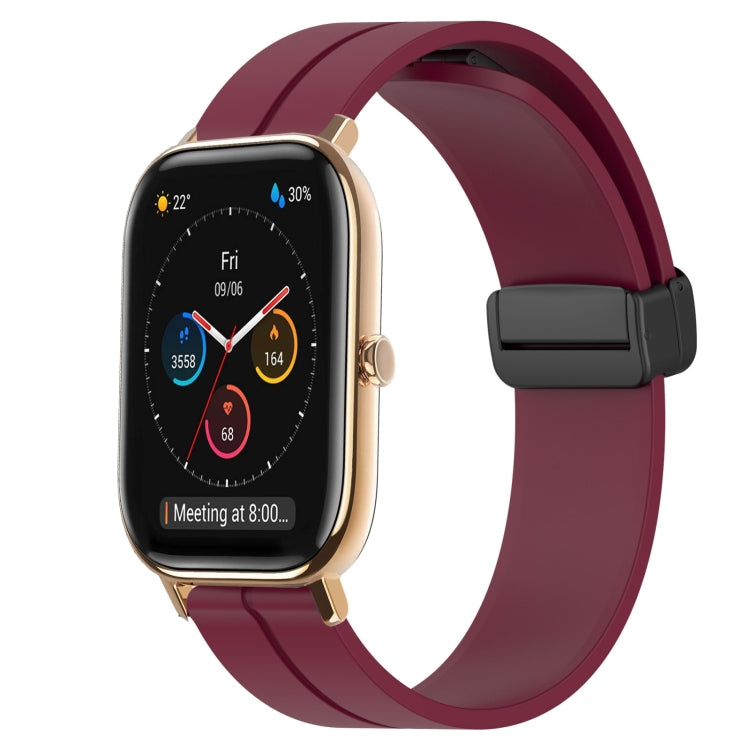 Cinturino in silicone con chiusura magnetica in tinta unita da 20 mm, For Amazfit GTS 2, For Amazfit GTS