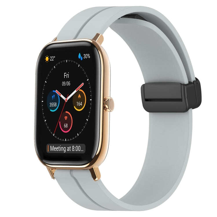 Cinturino in silicone con chiusura magnetica in tinta unita da 20 mm, For Amazfit GTS 2, For Amazfit GTS