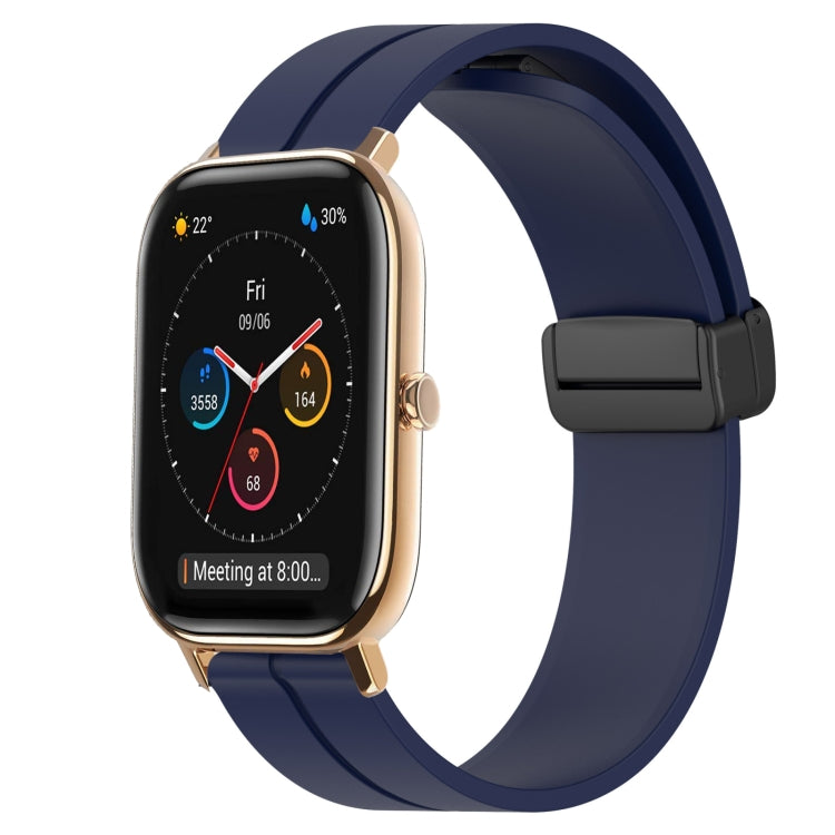 Cinturino in silicone con chiusura magnetica in tinta unita da 20 mm, For Amazfit GTS 2, For Amazfit GTS