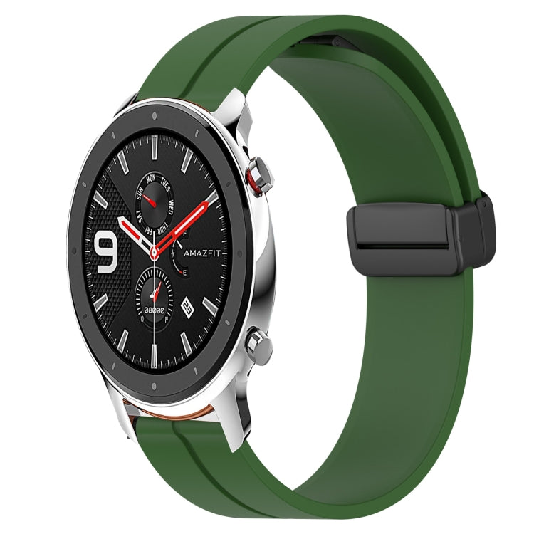 Cinturino in silicone con chiusura magnetica in tinta unita da 20 mm, For Amazfit GTR 42mm, For Amazfit Pop Pro
