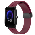 Cinturino in silicone con chiusura magnetica in tinta unita da 20 mm, For Amazfit GTR 42mm, For Amazfit Pop Pro