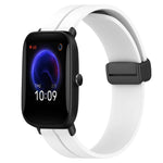 Cinturino in silicone con chiusura magnetica in tinta unita da 20 mm, For Amazfit Pop