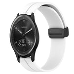 Cinturino in silicone con chiusura magnetica in tinta unita da 20 mm, For Garmin Vivomove Sport, For Garmin Venu 2 Plus