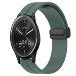 Cinturino in silicone con chiusura magnetica in tinta unita da 20 mm, For Garmin Vivomove Sport, For Garmin Venu 2 Plus