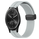 Cinturino in silicone con chiusura magnetica in tinta unita da 20 mm, For Garmin Vivomove Sport, For Garmin Venu 2 Plus