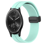 Cinturino in silicone con chiusura magnetica in tinta unita da 20 mm, For Garmin Vivomove Sport, For Garmin Venu 2 Plus