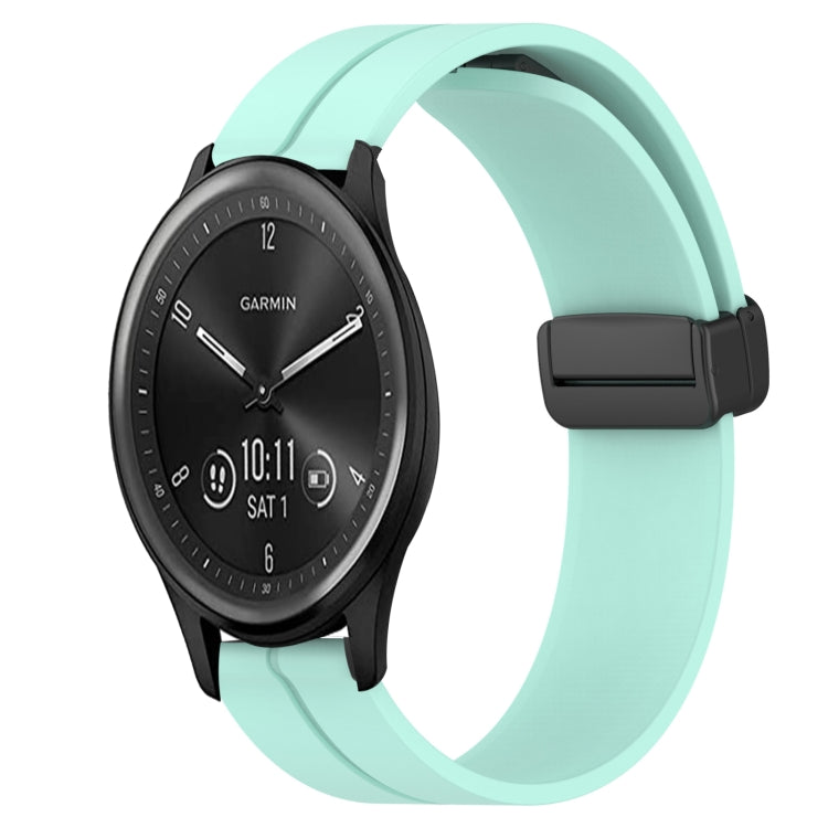 Cinturino in silicone con chiusura magnetica in tinta unita da 20 mm, For Garmin Vivomove Sport, For Garmin Venu 2 Plus
