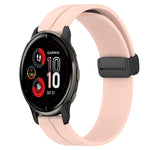 Cinturino in silicone con chiusura magnetica in tinta unita da 20 mm, For Garmin Vivomove Sport, For Garmin Venu 2 Plus