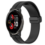 Cinturino in silicone con chiusura magnetica in tinta unita da 20 mm, For Garmin Vivomove Sport, For Garmin Venu 2 Plus