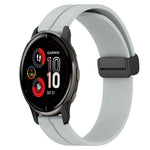 Cinturino in silicone con chiusura magnetica in tinta unita da 20 mm, For Garmin Vivomove Sport, For Garmin Venu 2 Plus