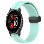 Cinturino in silicone con chiusura magnetica in tinta unita da 20 mm, For Garmin Vivomove Sport, For Garmin Venu 2 Plus