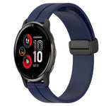 Cinturino in silicone con chiusura magnetica in tinta unita da 20 mm, For Garmin Vivomove Sport, For Garmin Venu 2 Plus