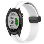 Cinturino in silicone con chiusura magnetica in tinta unita da 20 mm, For Garmin Approach S40, For Garmin Forerunner 158