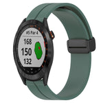 Cinturino in silicone con chiusura magnetica in tinta unita da 20 mm, For Garmin Approach S40, For Garmin Forerunner 158