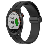 Cinturino in silicone con chiusura magnetica in tinta unita da 20 mm, For Garmin Approach S40, For Garmin Forerunner 158