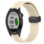 Cinturino in silicone con chiusura magnetica in tinta unita da 20 mm, For Garmin Approach S40, For Garmin Forerunner 158