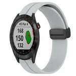 Cinturino in silicone con chiusura magnetica in tinta unita da 20 mm, For Garmin Approach S40, For Garmin Forerunner 158