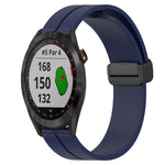 Cinturino in silicone con chiusura magnetica in tinta unita da 20 mm, For Garmin Approach S40, For Garmin Forerunner 158