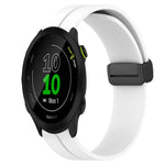 Cinturino in silicone con chiusura magnetica in tinta unita da 20 mm, For Garmin Forerunner 55, For Garmin Venu