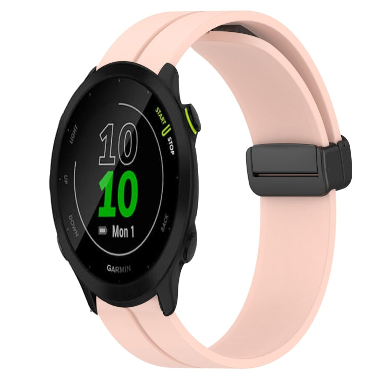 Cinturino in silicone con chiusura magnetica in tinta unita da 20 mm, For Garmin Forerunner 55, For Garmin Venu