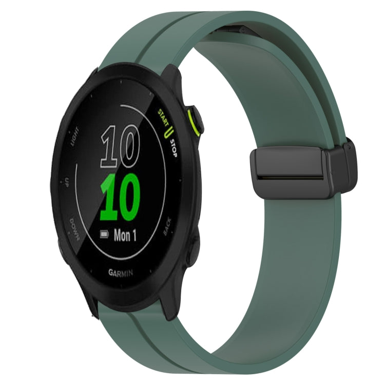Cinturino in silicone con chiusura magnetica in tinta unita da 20 mm, For Garmin Forerunner 55, For Garmin Venu
