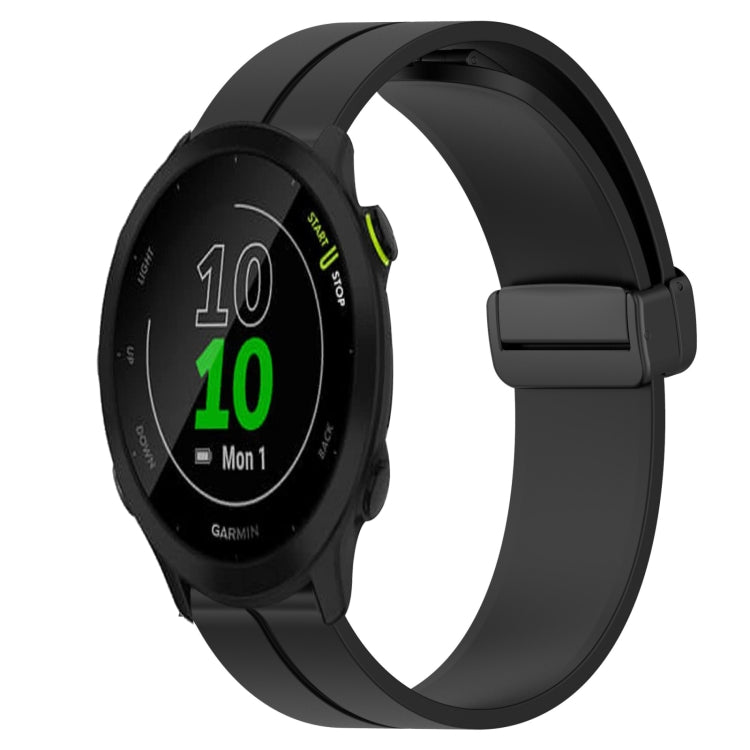 Cinturino in silicone con chiusura magnetica in tinta unita da 20 mm, For Garmin Forerunner 55, For Garmin Venu