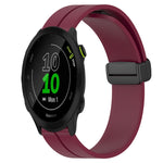 Cinturino in silicone con chiusura magnetica in tinta unita da 20 mm, For Garmin Forerunner 55, For Garmin Venu