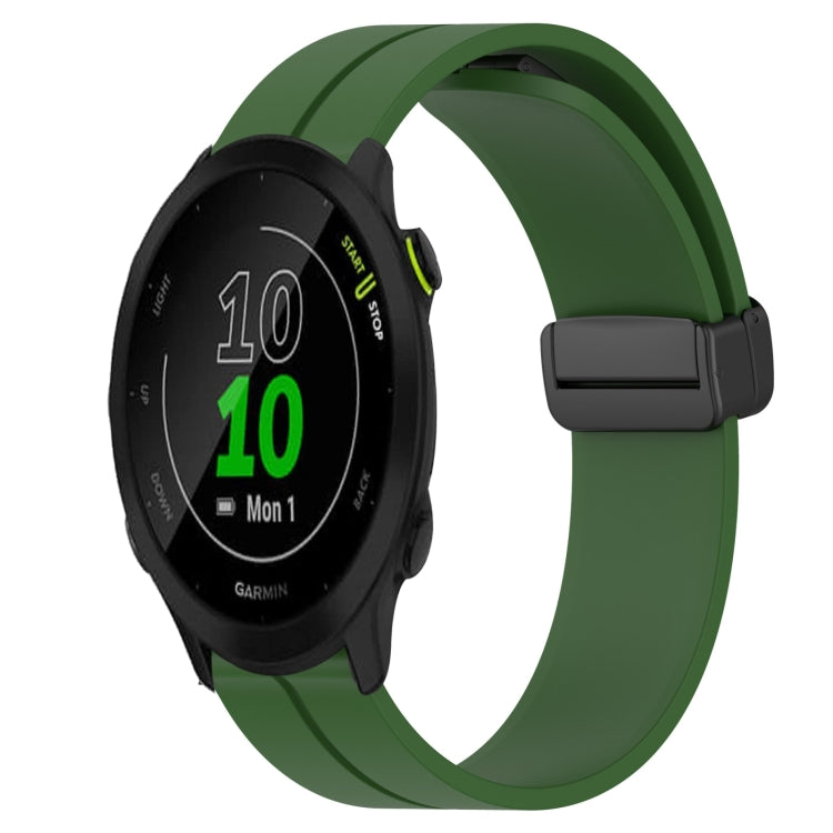 Cinturino in silicone con chiusura magnetica in tinta unita da 20 mm, For Garmin Forerunner 55, For Garmin Venu