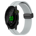 Cinturino in silicone con chiusura magnetica in tinta unita da 20 mm, For Garmin Forerunner 55, For Garmin Venu