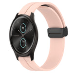 Cinturino in silicone con chiusura magnetica in tinta unita da 20 mm, For Garmin Garminmove Style, For Garmin Forerunner 645 Music